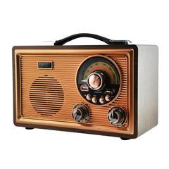 Vintage Bom Box Analogica Am Fm Sw 3 Band Wood Radio With Transformer