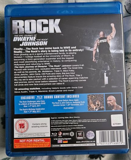 WWE wrestling blu rays