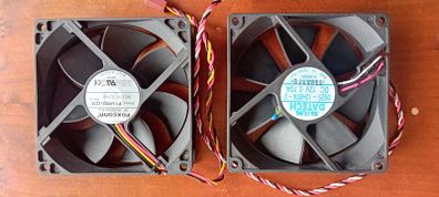 2x pc fan