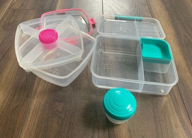 2 Sistema Lunch Boxes