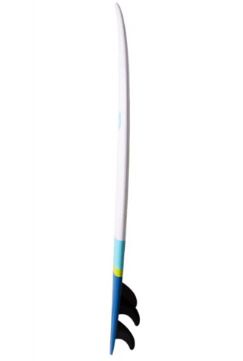 NSP Surfboard 6'8" Elements HDT Funboard Tail Dip Navy Futures
