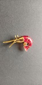 Vintage shrimp brooch