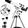 Telescopes for Adults, 70mm Aperture and 700mm Focal Length Professional Astronomy Refractor Telescope for Kids and Beginners - with EQ Mount, 2 Plossl Eyepieces and Smartphone Adapter (FREE POSTAGE) Image 2