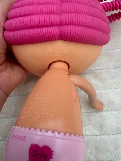 Lalaloopsy Crumbs Sugar Cookie Large approx. 12" Full Size Doll 2009 Silly Hair Used Please see photos