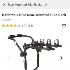 3 bike halfords bike carrier