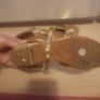 girls gold sandals Image 4