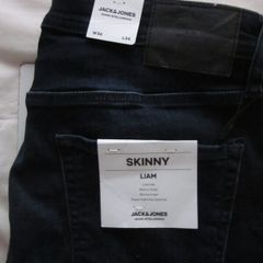 Jack&Jones Blue Denim Liam Skinny Jeans New