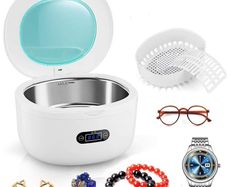 750ML Professional Ultrasonic Cleaner - Stainless Steel Multifunctional Digital Heating