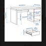 Ikea malm desk Image 4