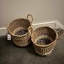 Wicker baskets x2 Image 3