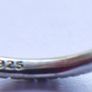 Vintage Sterling Silver 925 Sparkle Ring size S - 2,8g Image 9