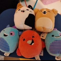 5 mini Squishmallows McDonald's all different models. All for 2