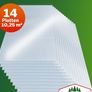 14 x Polycarbonate  UV-Resistant, Transparent, Double Wall Sheets, Greenhouse Sheets   Hollow Chamber Sheets - 4 mm Thick Image 5
