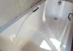 Bath with taps - shower head