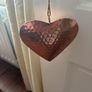 Copper Coated Heart Shaped Hanging Ornament Image 3