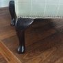 Vintage Queen Anne Chair and Footstool Image 2