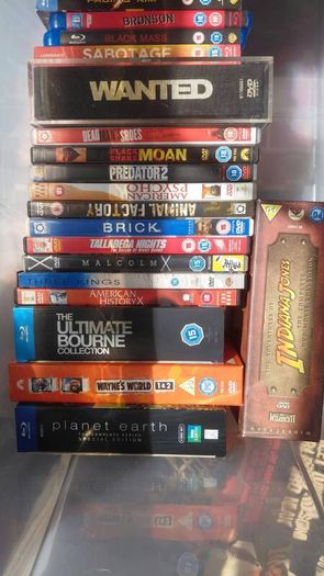 Dvds and blu rays