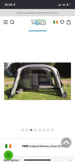 Air tent outwell chatham 4a