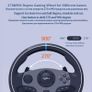 Brand new Volante PC Steering Wheel Gaming Racing Wheel for PS4/Xbox One/Android TV/Switch/Xbox Series S/X PXN 270/900 degrees Image 4