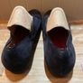 Flats shoes Pas De Rouge navy suede leather, red insole Size 38/5 Image 4