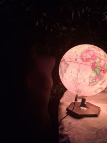 1980's Scan Denmark Light Up Globe