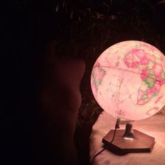 1980's Scan Denmark Light Up Globe