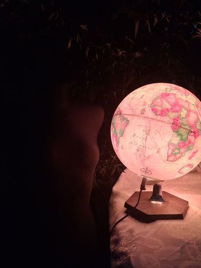 1980's Scan Denmark Light Up Globe