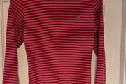 Alba ladies long striped sleeve top