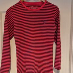 Alba ladies long striped sleeve top