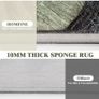 Green 200x300cm Geometric Modern Soft Sponge Material Area Rug Washable Durable Rug Short Pile Carpet for Living Room Non-Slip Non-Slip Non-Shedding Image 3