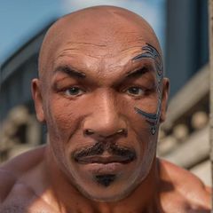 Mike Tyson Mask Man Boxing Champion Realistic Head Cover Fancy Dress Party Halloween Carnival Celebrity Cosplay Costume Props