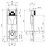 Wall Hung toilet Breezz Wc 5in1 toilet pan & soft close seat Image 2