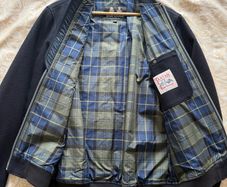 barbour Oben wool jacket (navy) New.