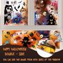 Decorations Window Stickers 164 Pcs / 15 Sheets, Halloween Window Clings Double Side Stickers Reusable Window Decorations Witch Spider Bat Cat Pumpkin Ghost Image 4