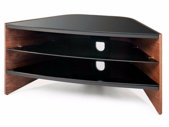 Techlink Riva Corner TV Stand RV100 Walnut Wood