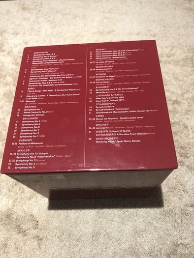 Claudio Abbado & Weiner Philharmoniker : Complete DG Recordings