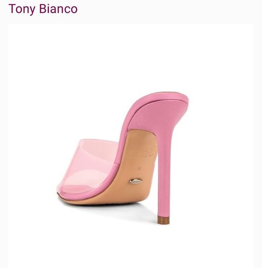 Light Pink Tony Bianco Vinyl musk Marley Heels Uk Size 7 1/2 BNIB