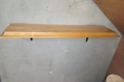 Wooden shelves