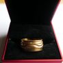 Men's 18K Yellow Gold Plated Ring size V Image 5