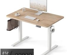 Electric Standing Desk For Gaming 100 x 60 cm Heigh Adjustable Stand up Table