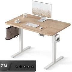 Electric Standing Desk For Gaming 100 x 60 cm Heigh Adjustable Stand up Table