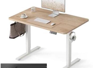 Electric Standing Desk For Gaming 100 x 60 cm Heigh Adjustable Stand up Table