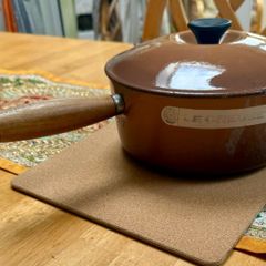 Le Creuset Cast Iron Saucepan with Wooden Handle 22cm