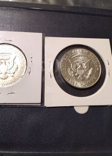 Two   Jfk Half Dollars