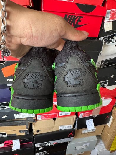 Nike Air Rubber Dunk Off White Green Strike CU6015-001