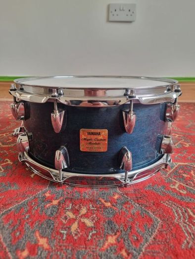 Yamaha Maple Custom Absolute Sea Blue ASD0106 Snare Drum 14 x 6.5