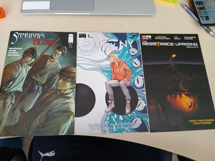 over 30 independent comics