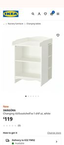 Changing table
