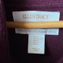 Ellen Tracy Burgundy 100% Merino Wool Draped Cowl Neck Sweater XL Image 6