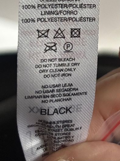 Beautiful women's black 2XL coat - never worn